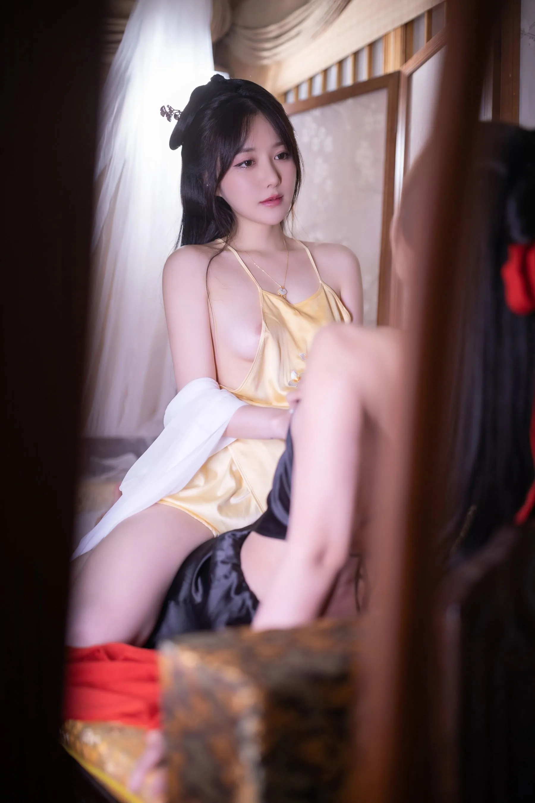 NO.0028 秀人名模鱼子酱Fish内部私购未上架《双女古装剧情》写真[23] [41P]插图8